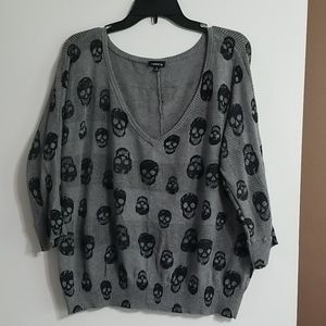 Torrid skull sweater